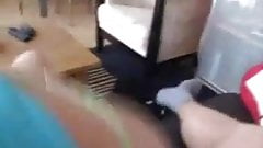 German cute blonde creampie